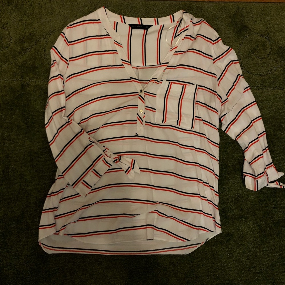 Lightweight Striped Blouse